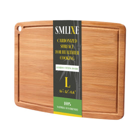 SMLIXE bamboo cutting board 11x7 compact size ideal for quick chopping