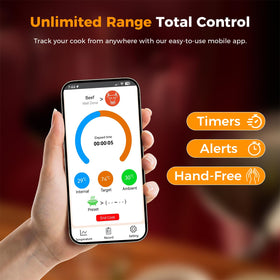 SMNQIUA app control screen with guided cooking