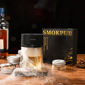 Smokpub compact desktop design fits diverse home bar setups
