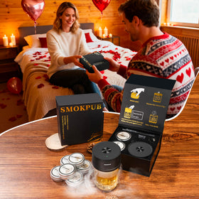 Smokpub wood chip set with oak, apple, hickory, cherry, pear, beech flavors