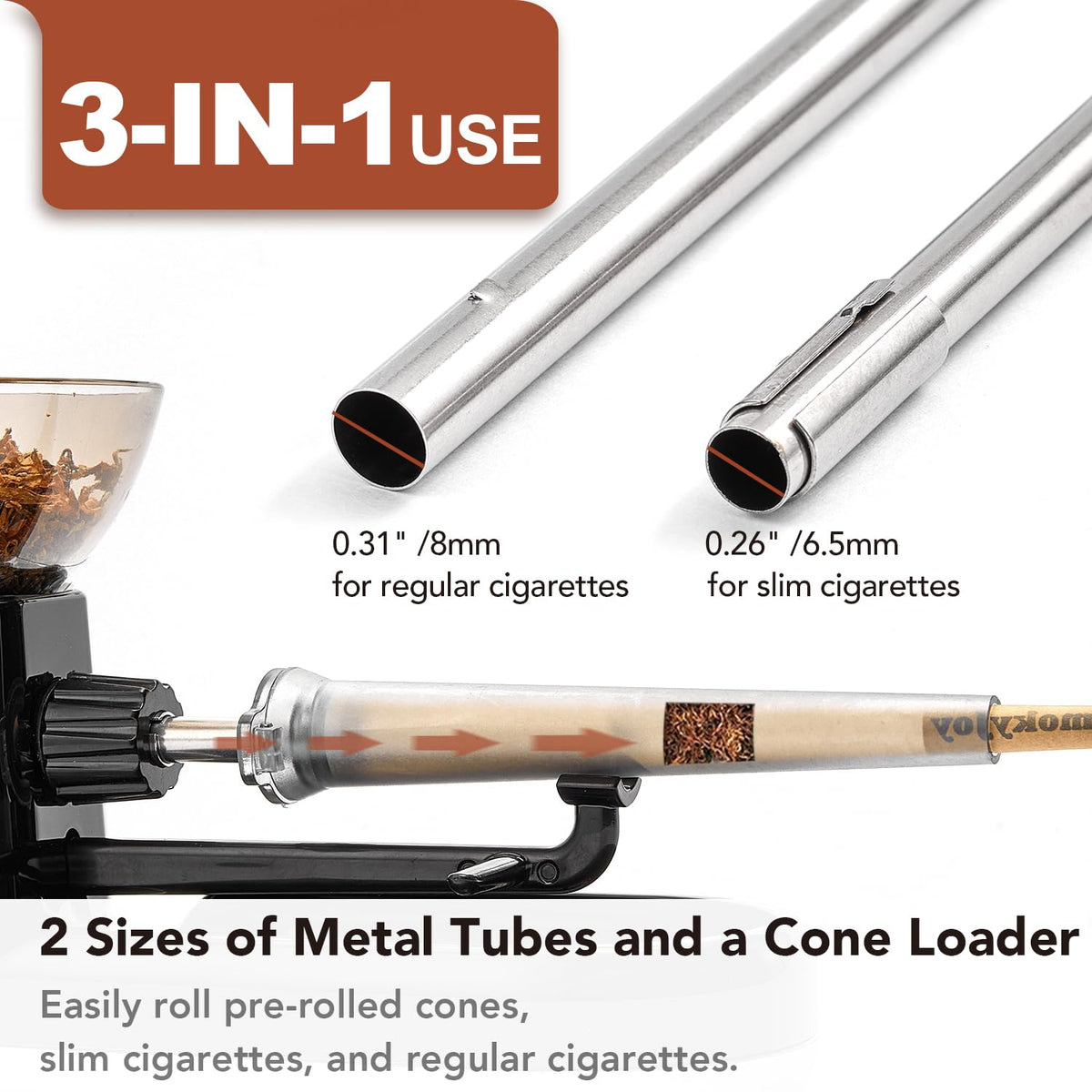 SmokyJoy cleaning probes simplify maintenance of tubes and wires