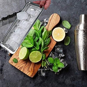 Smowfes ice tray in bar or kitchen setup for quick service