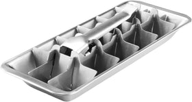Smowfes stainless steel 18-slot ice cube tray for home use