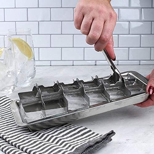 Stainless steel construction shown on Smowfes ice tray