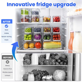 Stackable SMRCAD fridge storage to maximize space