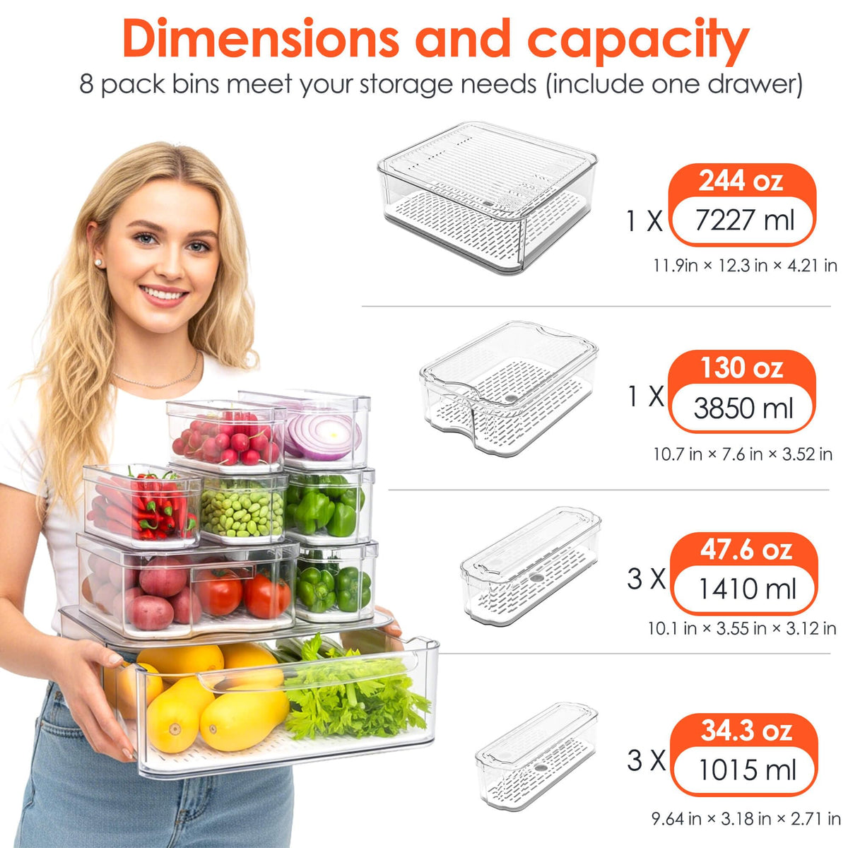 SMRCAD BPA-free PET bins are durable and easy to clean.