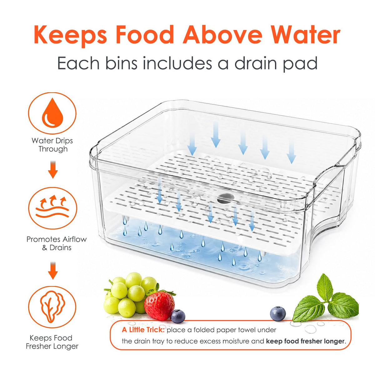 SMRCAD easy-grip handles help move bins from shelves.