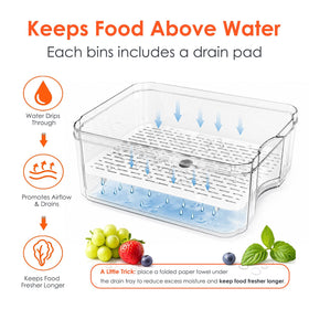 SMRCAD easy-grip handles help move bins from shelves.
