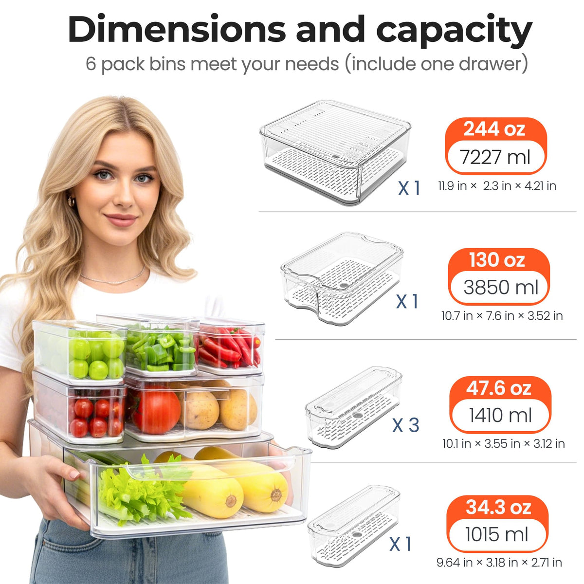 SMRCAD drain tray drains moisture to keep berries fresh