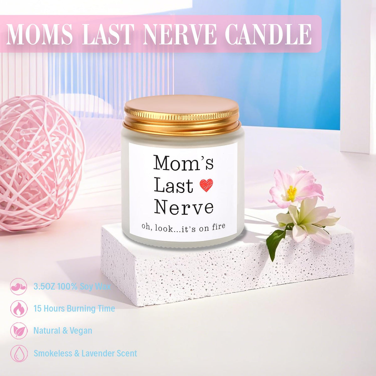 SMSREAMEN Mother's Day card with heartfelt note included in the gift set.