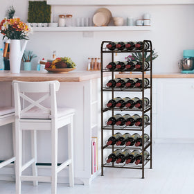 smusei easy-assembly kitchen rack installs in minutes with included hardware.