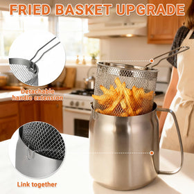 Smwmwon 304 stainless steel pot highlighting durable, stain-resistant construction.