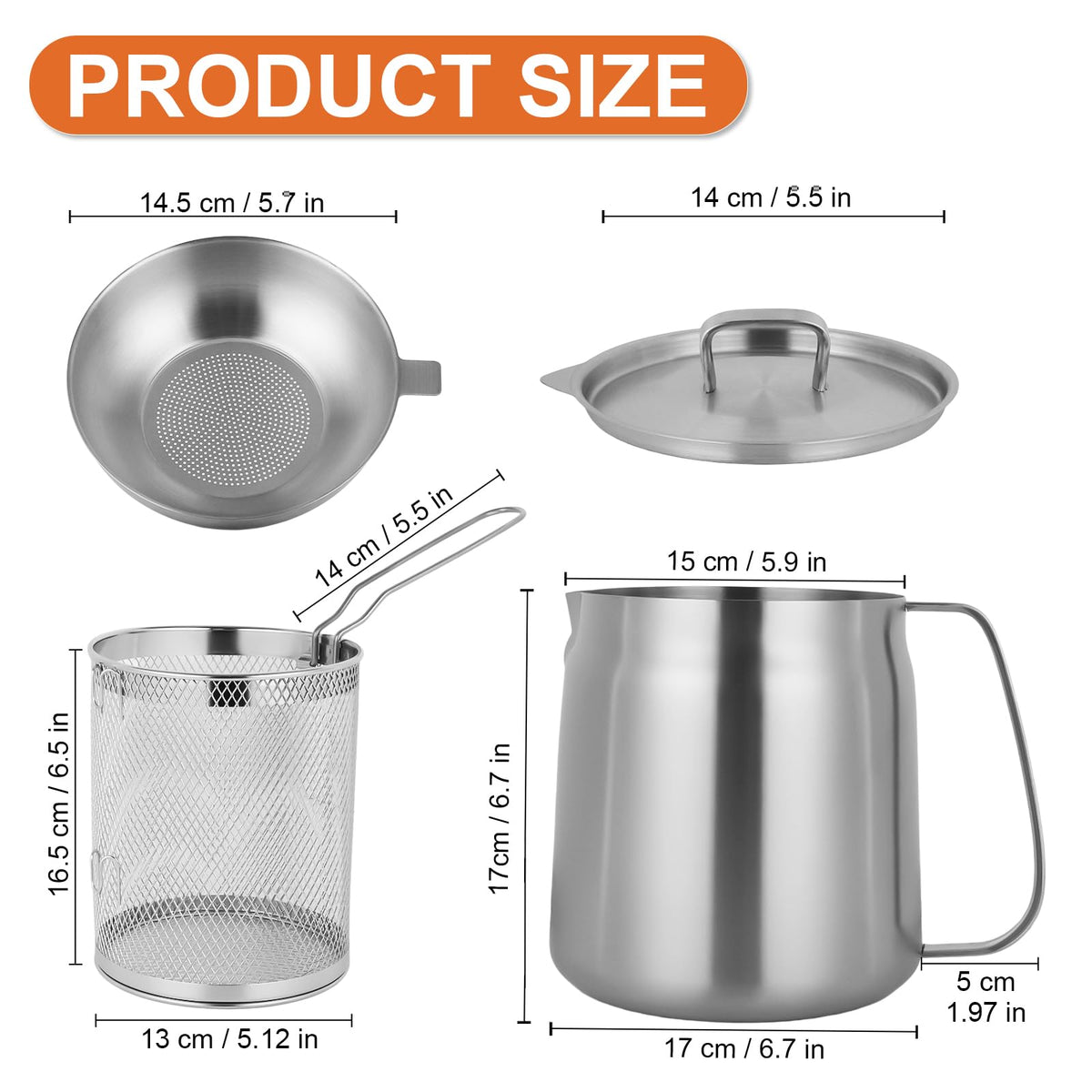 Smwmwon compact 3.5L fryer suitable for family meals and travel.
