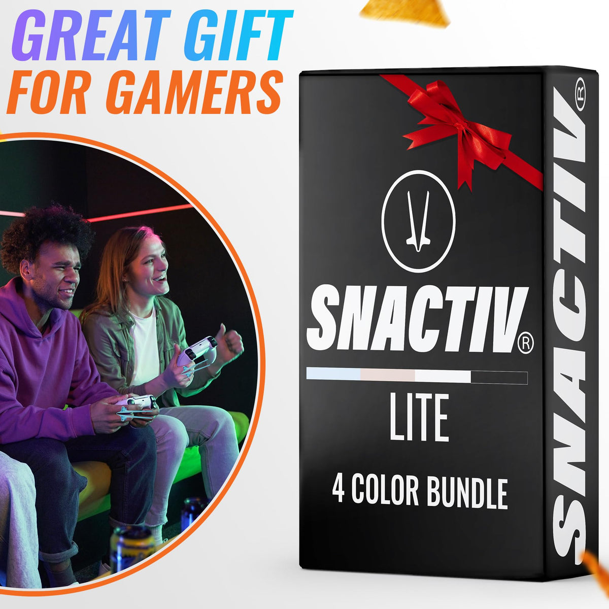 US patent icons indicate SNACTIV LITE innovation