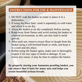 SnailDigit Banneton home-kitchen-set-of-2 enables convenient twin-proofing for home bakers.
