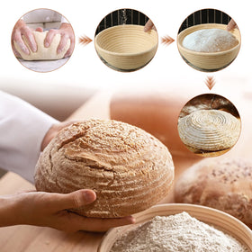SnailDigit Banneton open-weave-pattern promotes airflow for a crisp crust.