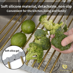 Fifteen tubes with silicone joints provide sturdy drainage stability.