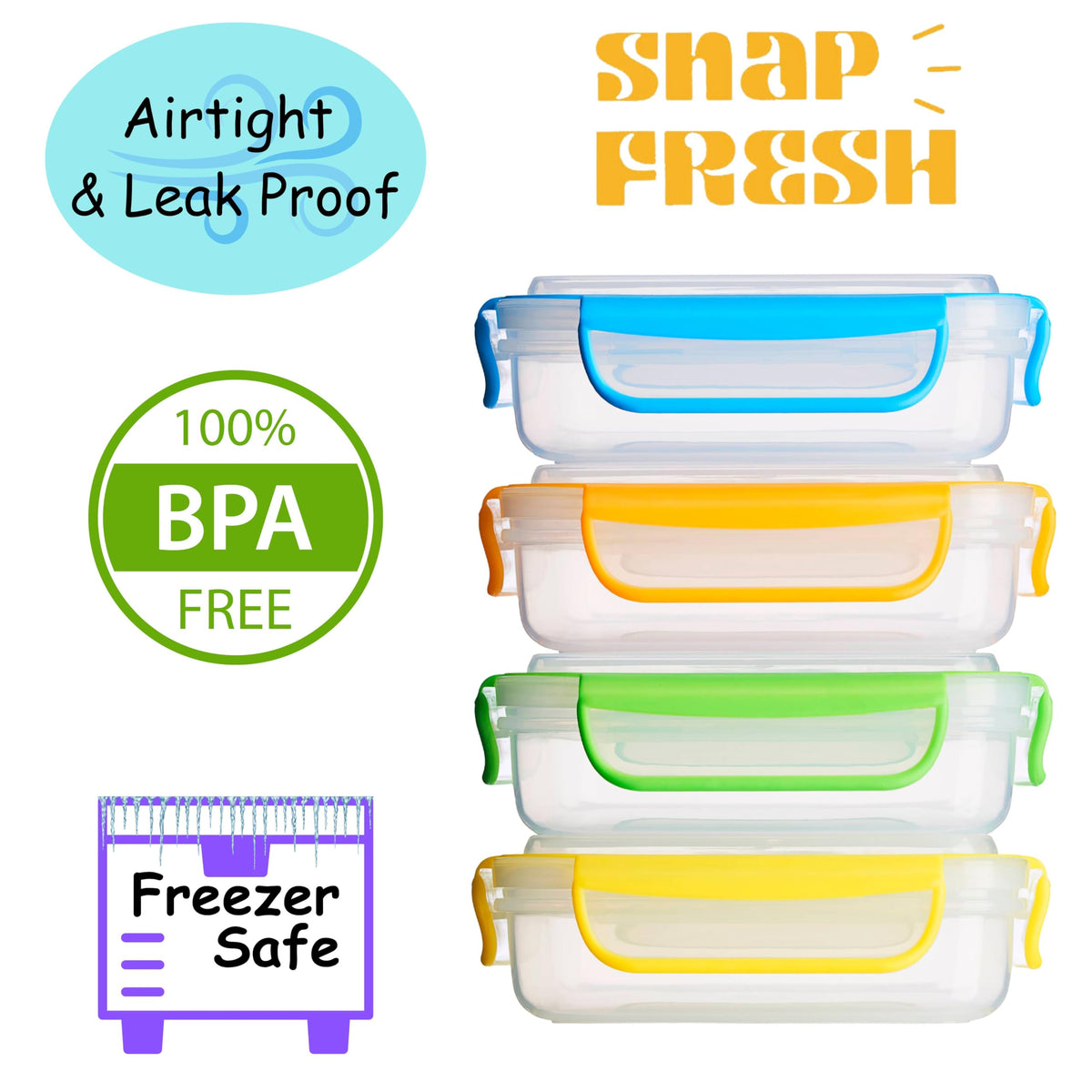 Snap Fresh microwave-safe bottom for reheating leftovers