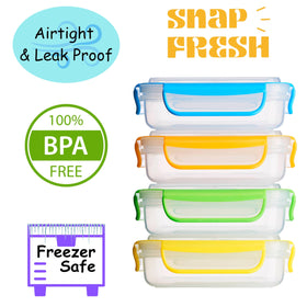 Snap Fresh microwave-safe bottom for reheating leftovers