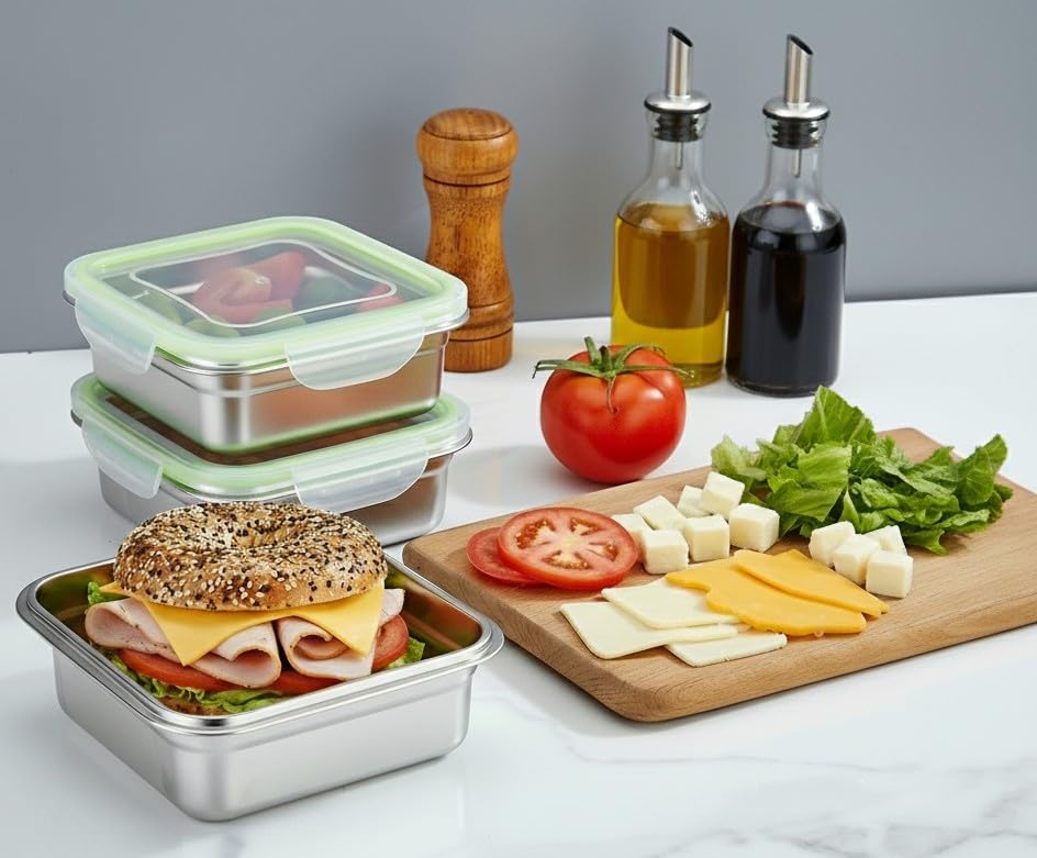 SnapMate compact lunch boxes fit easily in bags and fridges