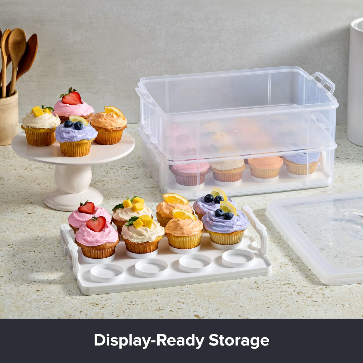 Made in USA Snapware lid stamp signaling durability for busy kitchens