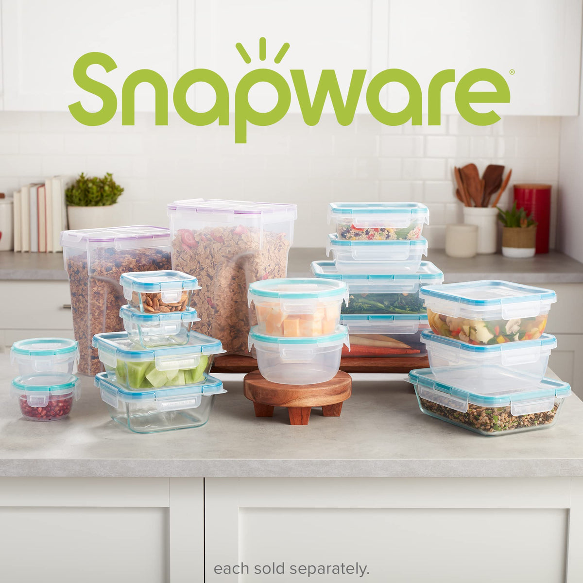 Snapware made in USA for reliable, sturdy dry food storage.