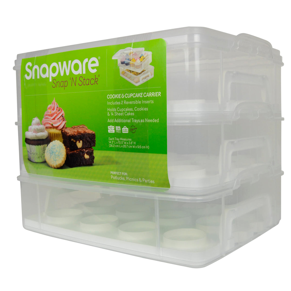 Open-to-flat reverse tray mode for layered treats