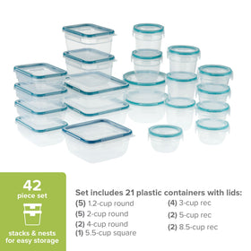 Snapware Total Solution 5-cup rectangular container keeps leftovers organized for quick lunches