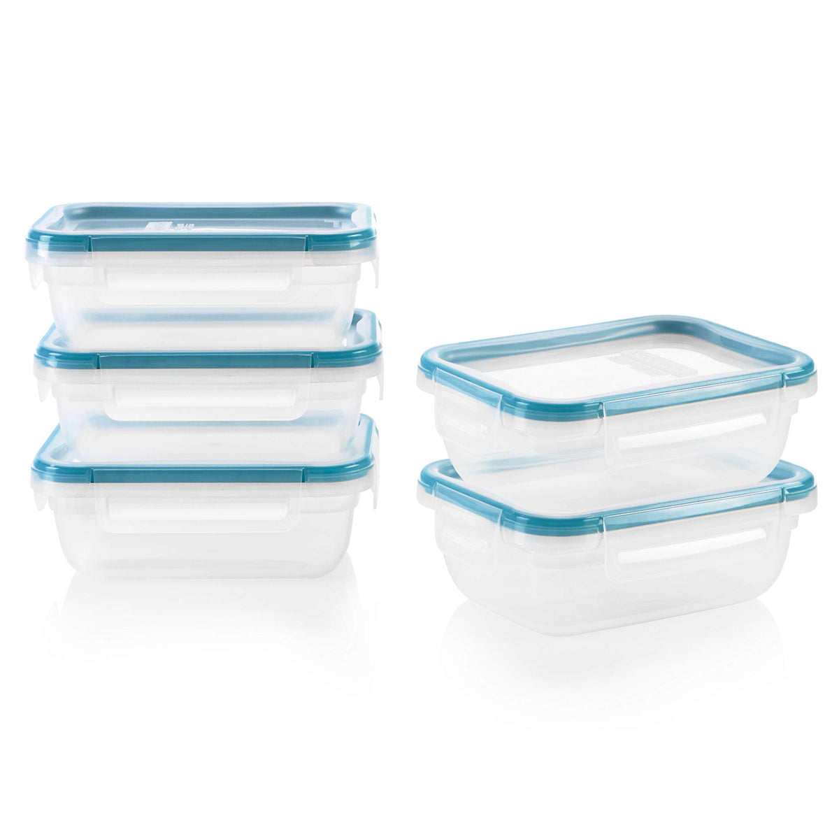 Snapware Total Solution 5-pack 3-cup containers for organized meal prep