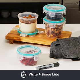 Snapware microwave-safe container enables quick reheating without flavor transfer