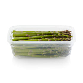Top-rack dishwasher-safe Snapware lids and containers for easy cleanup.