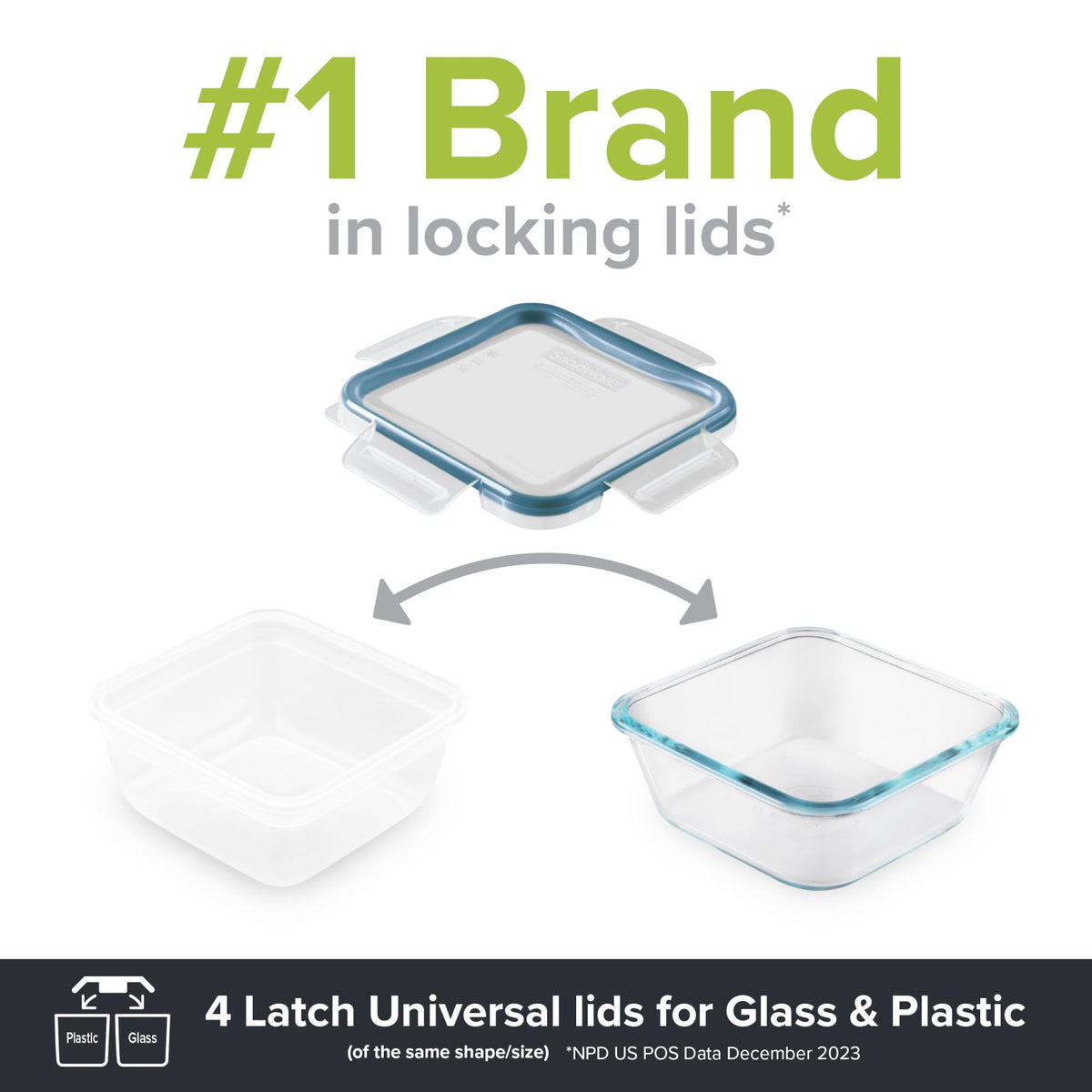 Snapware Write Erase label helps you track contents at a glance