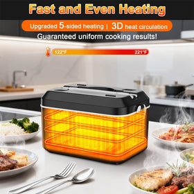 SNIFITAR lunch box with intelligent temperature control for customizable heating