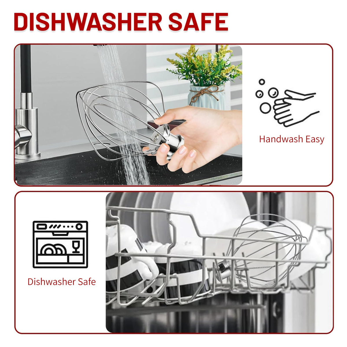 Ideal for light meringues and whipped creams in home kitchens.