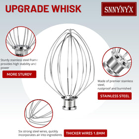 High-grade 304 stainless steel SnnyNyx K5A 6-wire whip construction