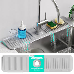 Snoquir dish drying helper drains water from bowls and sponges.