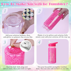 Snoverre snowglobe tumbler pack arrives gift-ready for birthdays and special occasions.