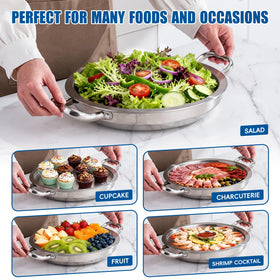 SNOW HARE deep plates double as baking trays for versatile kitchen use.