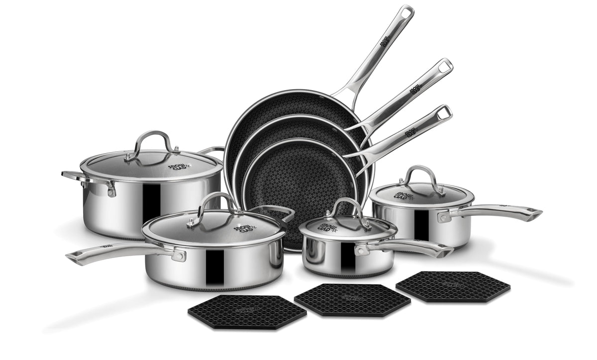 SNOWCLAD 8-inch frying pan for quick, even heating with durable nonstick.