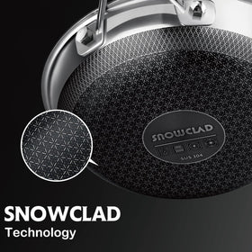SNOWCLAD oven-safe design supports recipes up to 500°F for finishing dishes.
