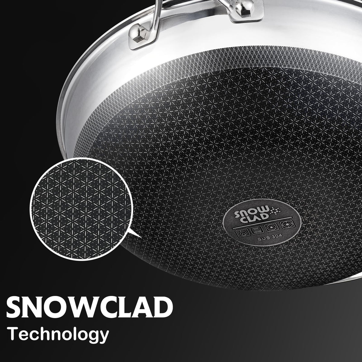 Snowclad Wok cooking a vegetable stir-fry for quick flavor