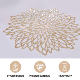 Snowkingdom hollow-out design placemats add modern style and practicality