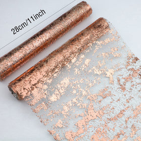 Snowkingdom rose gold runner can be cut to desired length