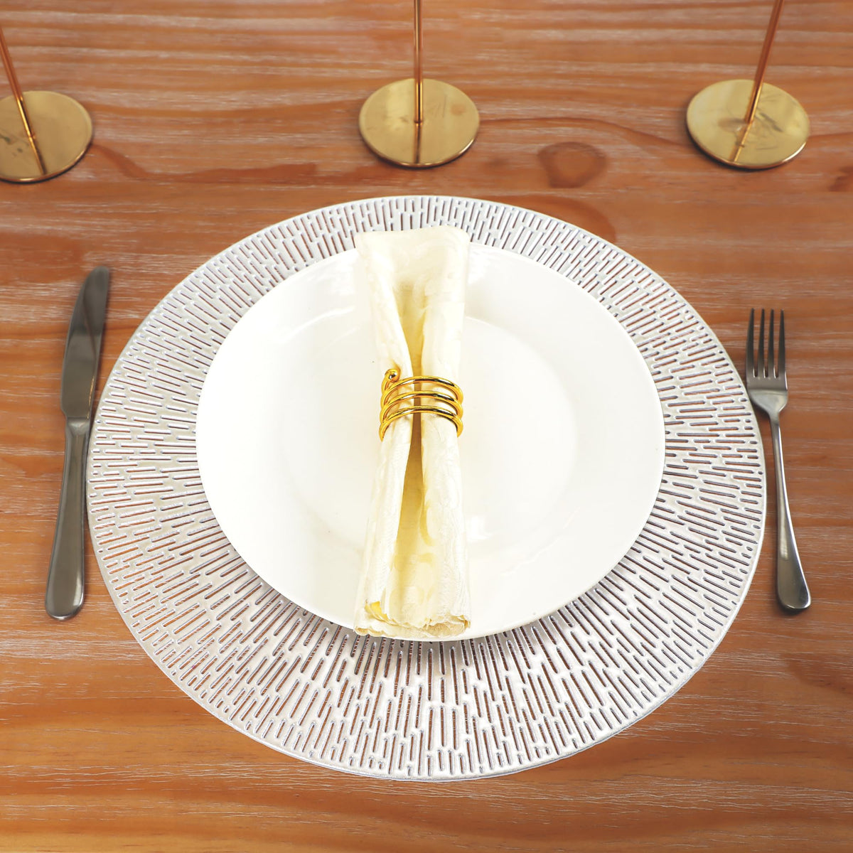 Snowkingdom vinyl placemats for durable use in cafes, hotels, or restaurants.