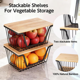 Snpwne bamboo lid doubles as a cutting board.