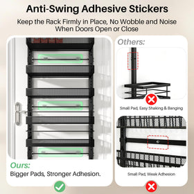SNTD door-fit design suits most doors up to 2.3 inches thick.