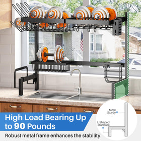 SNTD tall, spacious storage helps reduce countertop clutter.