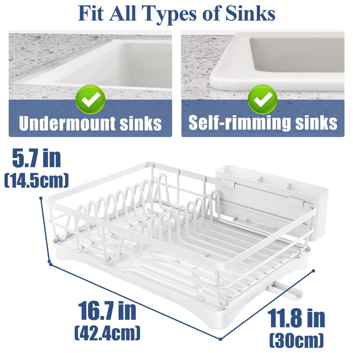 SNTD rack features anti-rust material for long-lasting kitchen use.