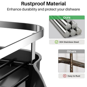 SNTD detachable utensil caddy keeps cutlery organized.