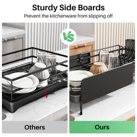 SNTD cutlery holder with knife slot keeps forks, spoons, and knives neatly separated.